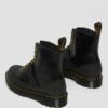 DR MARTENS 1460 BEX TECH MADE IN ENGLAND LEATHER LACE UP BOOTS - BLACK SMOOTH+DUAL ORIGINAL 4