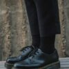 DR MARTENS 1461 BEX SMOOTH LEATHER - BLACK VINTAGE 4